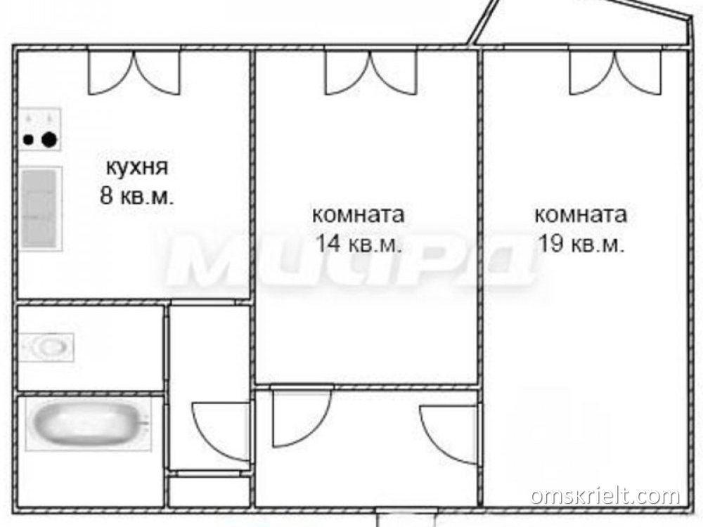 Ленинградский проект квартиры 3 комнатной